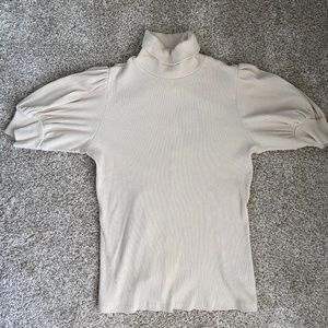 Cream Color Target Top, Size M